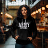 Women's Military Veteran - EMBROIDERED Hoodie